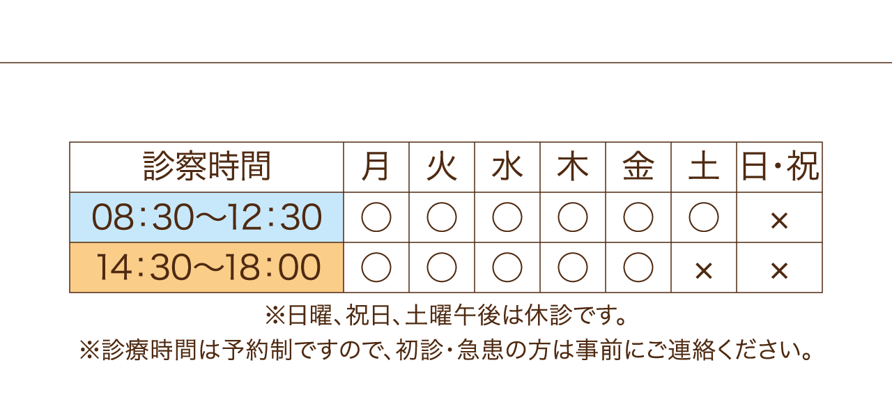 堀内歯科医院情報と診療時間